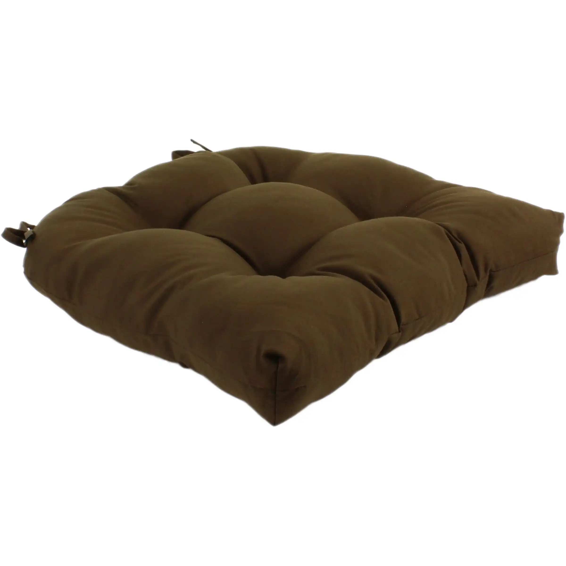 Everything Comfy Brown Colored Indoor / Outdoor Seat Cushion Patio D Cushion 20" x 20", 2 Tie Backs
Everything Comfy Brown Colored Indoor / Outdoor Seat Cushion Patio D Cushion 20" x 20", 2 Tie Backs