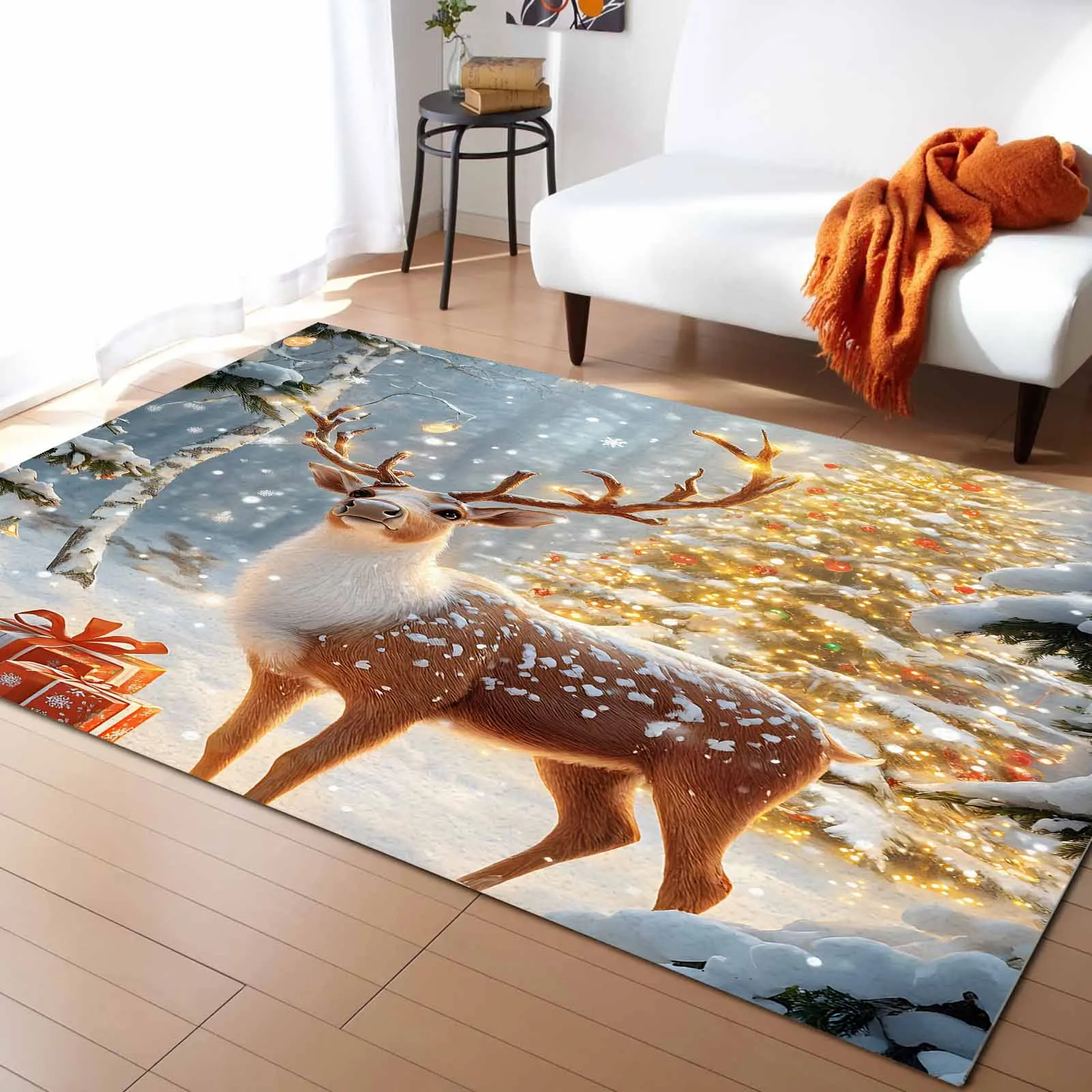 Christmas Reindeer Living Room Floor Mat Children's Room Bedroom Bedside Carpet Kitchen Door Mat
Christmas Reindeer Living Room Floor Mat Children's Room Bedroom Bedside Carpet Kitchen Door Mat