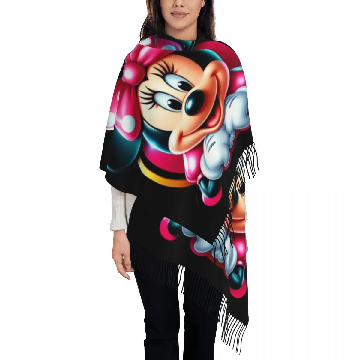 Custom Mickey Mouse Scarf Wrap Women Long Winter Warm Tassel Shawl Unisex Scarves
Custom Mickey Mouse Scarf Wrap Women Long Winter Warm Tassel Shawl Unisex Scarves