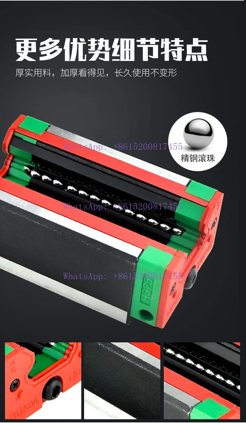 Shangyin Linear Guide Slide HGWEGH15HG20HG25HG30HG35HG45HG55EGW/CACC
Shangyin Linear Guide Slide HGWEGH15HG20HG25HG30HG35HG45HG55EGW/CACC