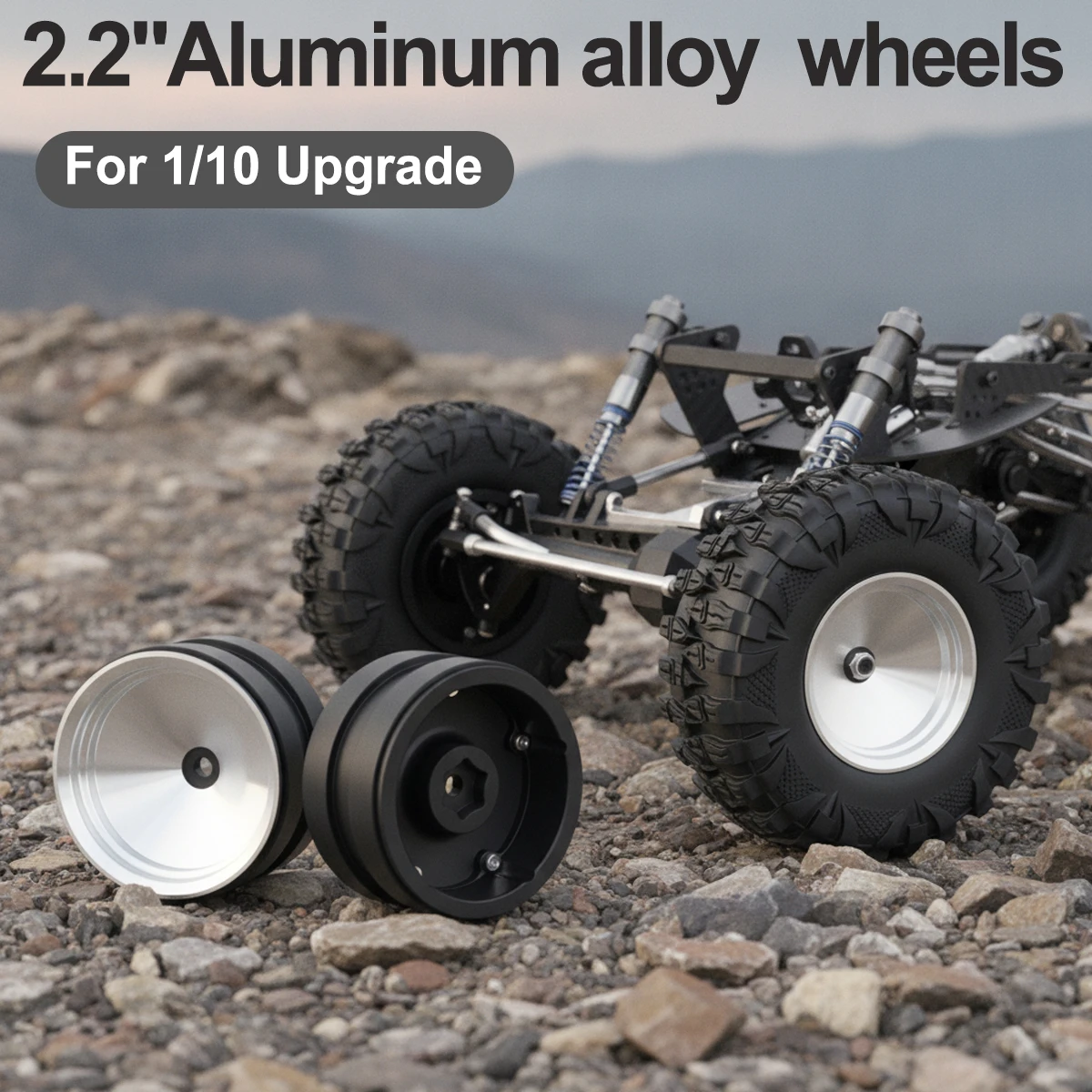 2.2'' Beadlock Wheel Rims Aluminum for 1/10 RC Crawler – Fits TRX4 SCX10 VS4-10 Gen8 – Heavy Duty Upgrade Part
2.2'' Beadlock Wheel Rims Aluminum for 1/10 RC Crawler – Fits TRX4 SCX10 VS4-10 Gen8 – Heavy Duty Upgrade Part