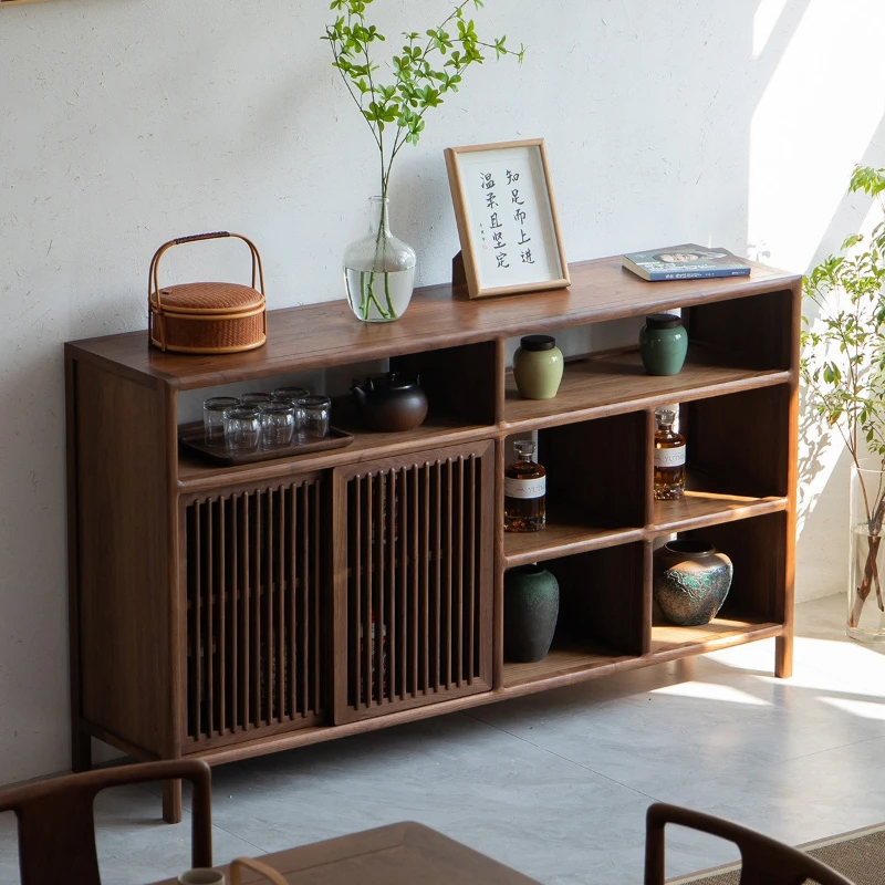 North American black walnut solid wood tea room multi-purpose tea tea side cabinet Nordic old elm storage side cabinet
North American black walnut solid wood tea room multi-purpose tea tea side cabinet Nordic old elm storage side cabinet