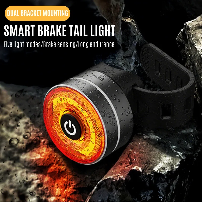 Break Sensing Bike Tail Light Ultra Bright Bicycle Safety Warning Lamp Night Riding LED Taillight Type-C 5 Modes Cycle Flashligh
Break Sensing Bike Tail Light Ultra Bright Bicycle Safety Warning Lamp Night Riding LED Taillight Type-C 5 Modes Cycle Flashligh