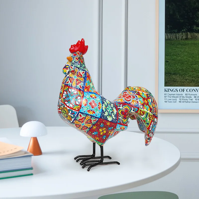 1pc modern rooster statue, a multifunctional decoration suitable for living rooms and offices
1pc modern rooster statue, a multifunctional decoration suitable for living rooms and offices