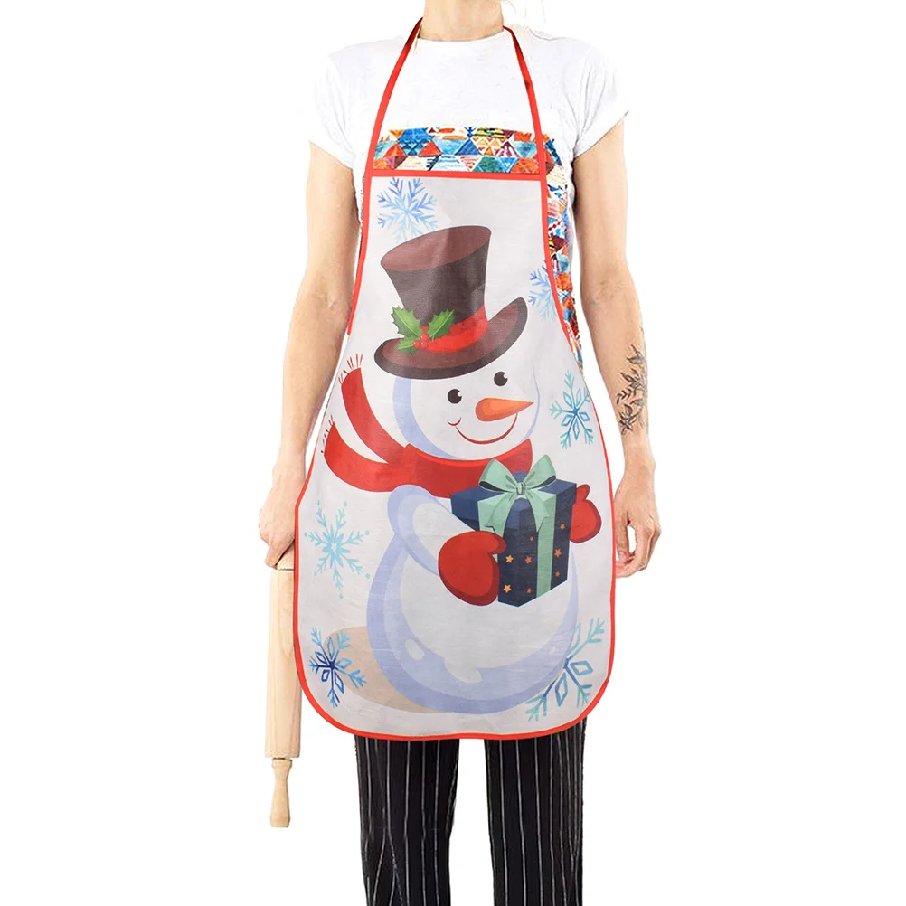 2Pcs Christmas Kitchen Apron Santa Snowman Polyester Material Fine Printing Technique Not Easy Fade Cartoon Apron
2Pcs Christmas Kitchen Apron Santa Snowman Polyester Material Fine Printing Technique Not Easy Fade Cartoon Apron