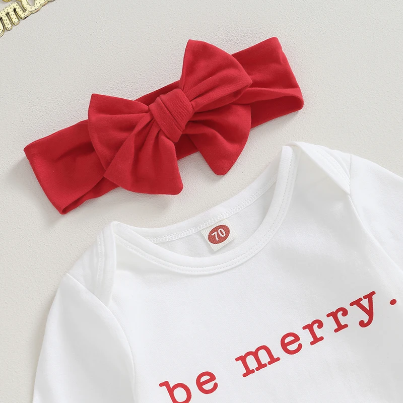 Newborn Christmas Pants Set Baby Girl Letter Print Romper and Solid Color Pants Headband Outfits Infant Clothing
Newborn Christmas Pants Set Baby Girl Letter Print Romper and Solid Color Pants Headband Outfits Infant Clothing