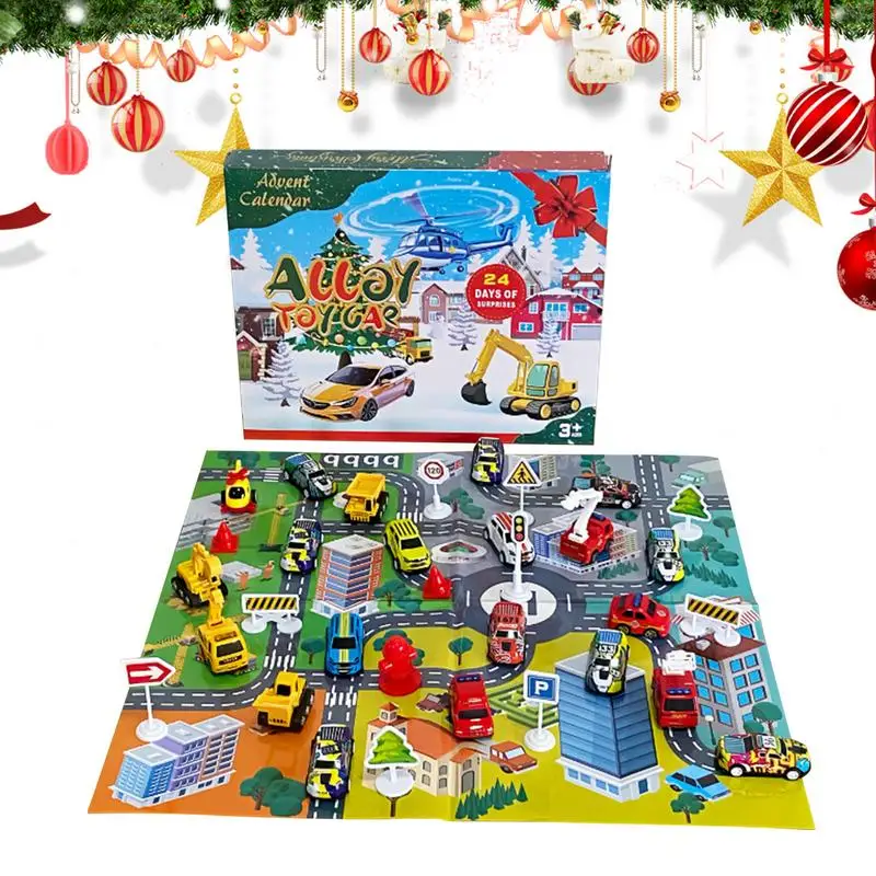 Christmas Car Advent Calendar 24 Days Holiday Supplies Countdown Vehicle Toy Cars Collection Calendar Fun Vehicles Set Versatile
Christmas Car Advent Calendar 24 Days Holiday Supplies Countdown Vehicle Toy Cars Collection Calendar Fun Vehicles Set Versatile