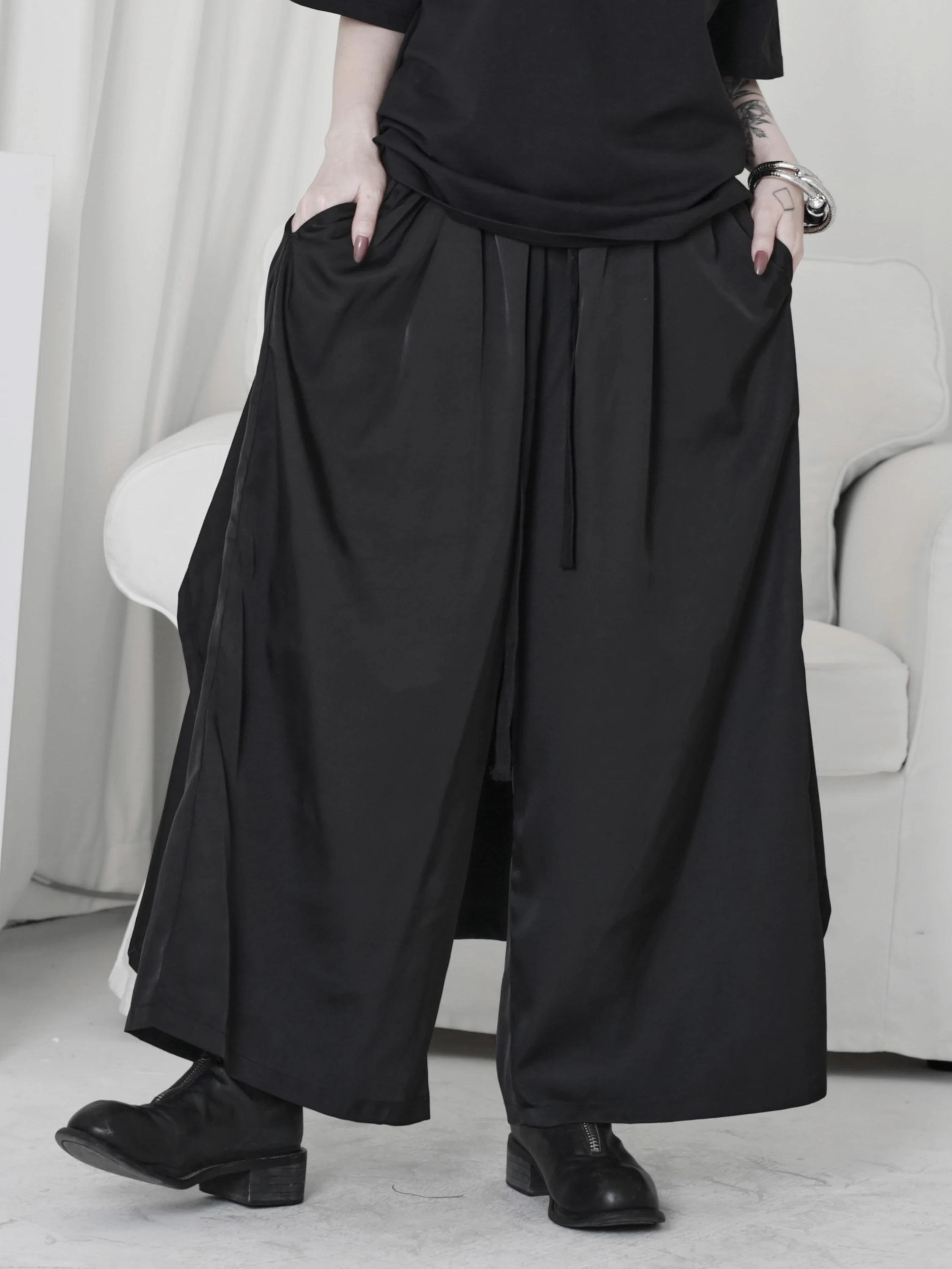 BKMS Original Design Multi-Layered Belted Casual Pants Women's Loose Wide Leg Pants Summer New Sle Slimming Ci Walk
BKMS Original Design Multi-Layered Belted Casual Pants Women's Loose Wide Leg Pants Summer New Sle Slimming Ci Walk