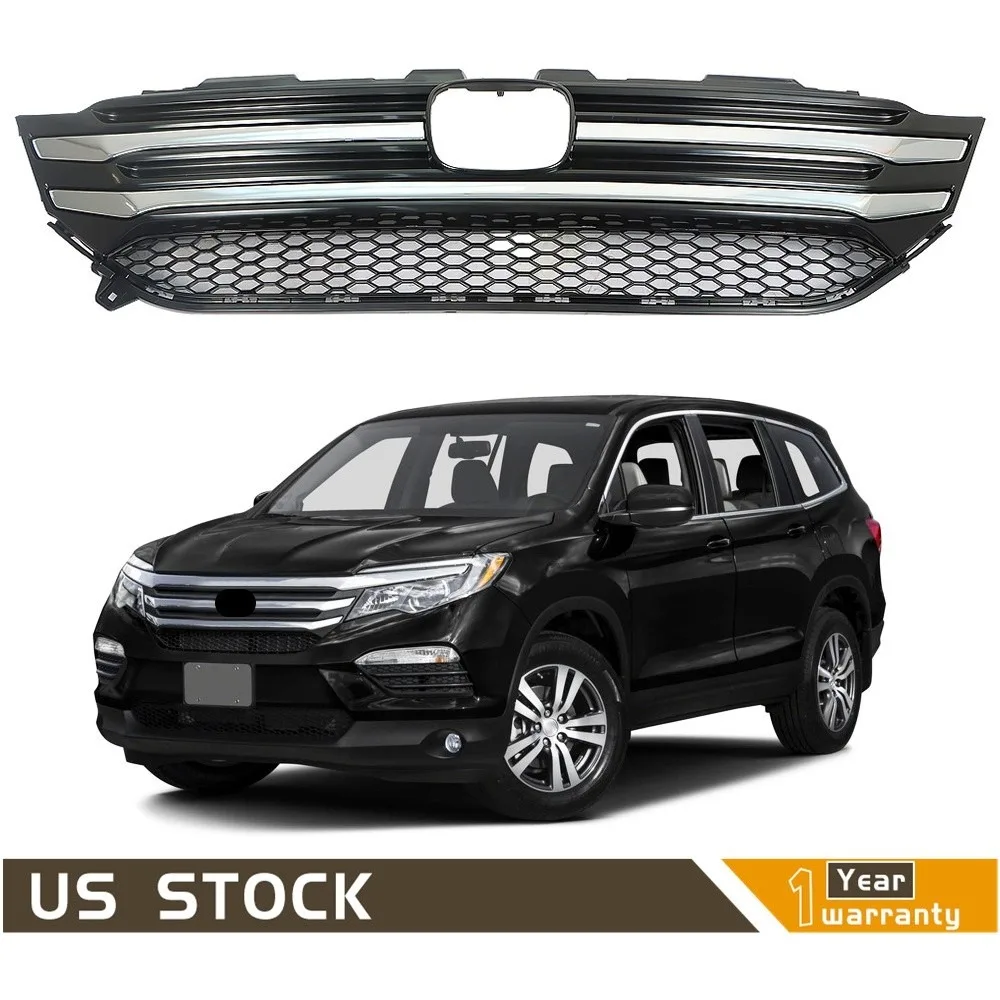 Front Bumper Upper Grille Chrome Trim Grill HO1200227 For Honda Pilot 2016-2018
Front Bumper Upper Grille Chrome Trim Grill HO1200227 For Honda Pilot 2016-2018
