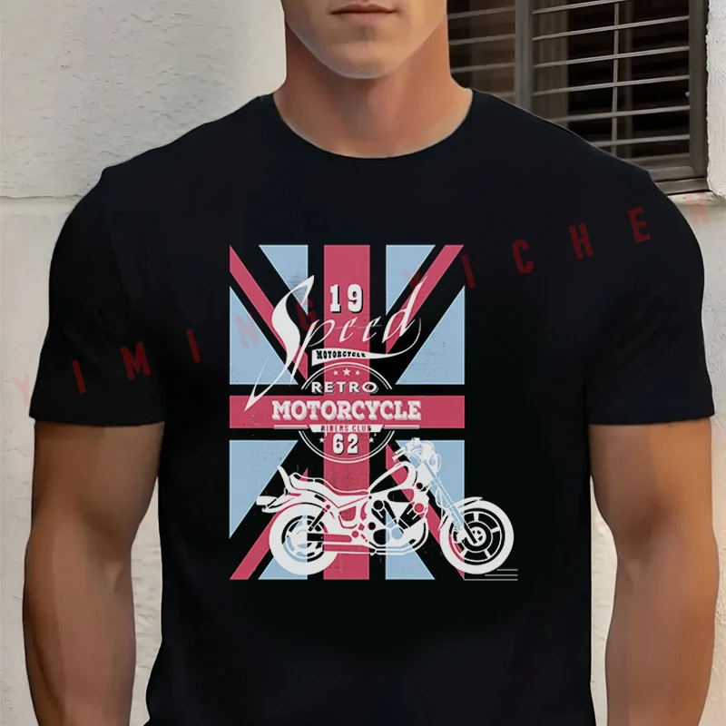 Vintage British Motorcycle Graphic Cotton T-Shirt Men's Casual Short Sleeve Summer Tops Tee
Vintage British Motorcycle Graphic Cotton T-Shirt Men's Casual Short Sleeve Summer Tops Tee