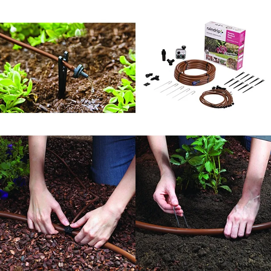 SDFSTH1P Automatic Drip Irrigation Watering Kit with for Flowers, Shrubs, and Trees, Waters up to 10 Plants, Includes with Cust
SDFSTH1P Automatic Drip Irrigation Watering Kit with for Flowers, Shrubs, and Trees, Waters up to 10 Plants, Includes with Cust