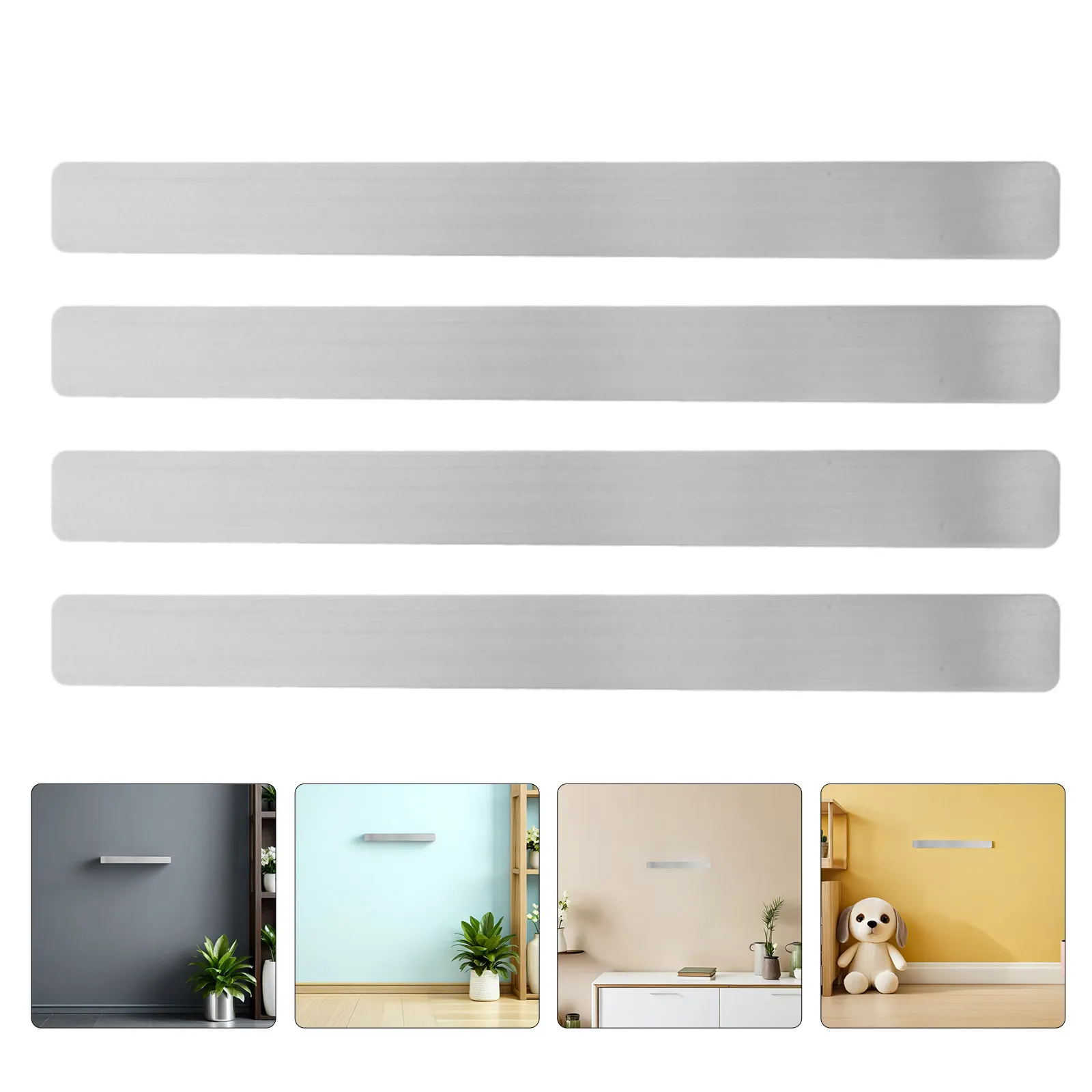 6Pcs Bulletin Board Iron Strips Self Adhesive Metal Tape for Magnets Wall Display Photo Memo Note Organizer Metal Tape
6Pcs Bulletin Board Iron Strips Self Adhesive Metal Tape for Magnets Wall Display Photo Memo Note Organizer Metal Tape