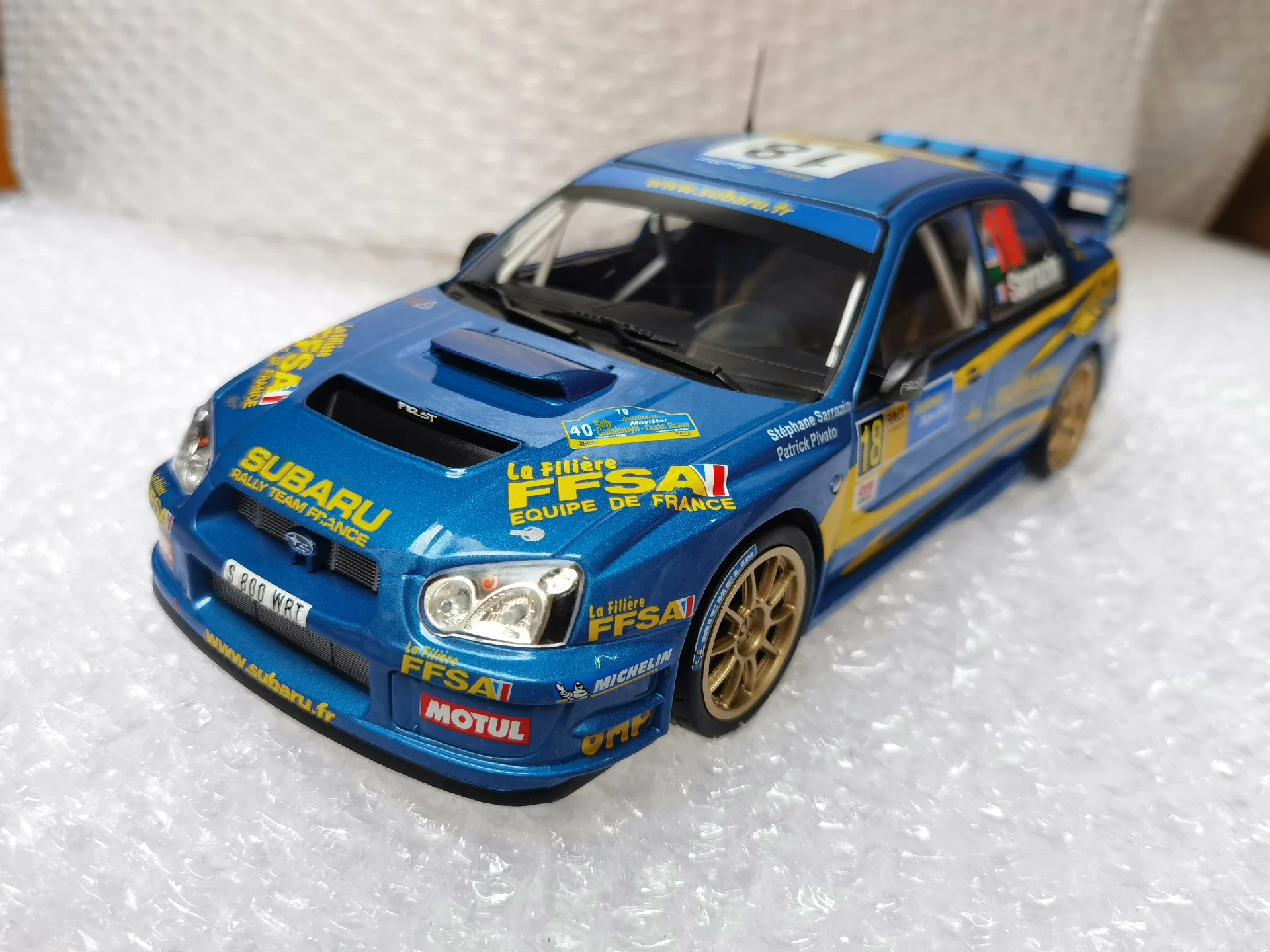 Flaws Diecast IXO 1:18 Slcae SUBARU Impreza S9 WRC #18 Subaru Impreza Rally Model Alloy Car Model Collectible Toy Gift Souvenir
Flaws Diecast IXO 1:18 Slcae SUBARU Impreza S9 WRC #18 Subaru Impreza Rally Model Alloy Car Model Collectible Toy Gift Souvenir