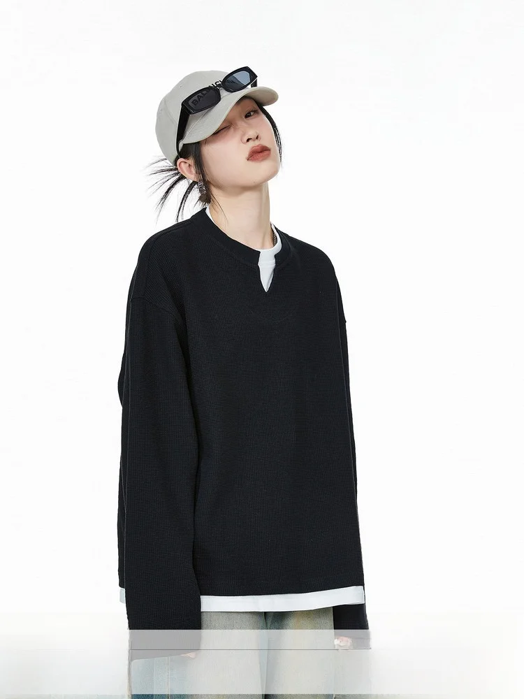 American Retro Style Women's Long Sleeve Sweatshirt Casual Loose Fit Spring Outerwear V-Neck Comfortable Cotton Polyester Blend
American Retro Style Women's Long Sleeve Sweatshirt Casual Loose Fit Spring Outerwear V-Neck Comfortable Cotton Polyester Blend