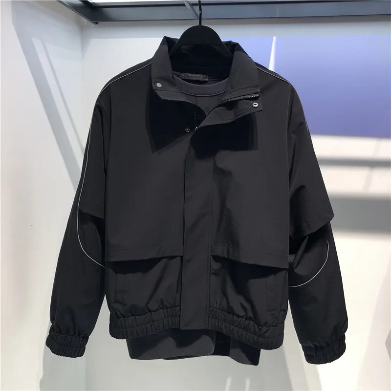 Оригинальный дизайн, модная рабочая куртка для мужчин на весну-осень, с воротником-стойкой, дышащая, из полиэстера, молодежная, популярная.
Оригинальный дизайн, модная рабочая куртка для мужчин на весну-осень, с воротником-стойкой, дышащая, из полиэстера, молодежная, популярная.