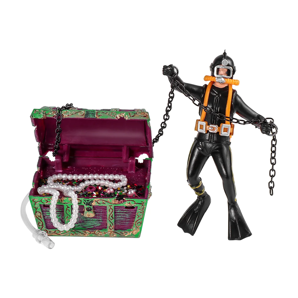 Treasure Chest Fish Tank Chests Pneumatic Decorations Aquarium Landscape Ornament Diver
Treasure Chest Fish Tank Chests Pneumatic Decorations Aquarium Landscape Ornament Diver