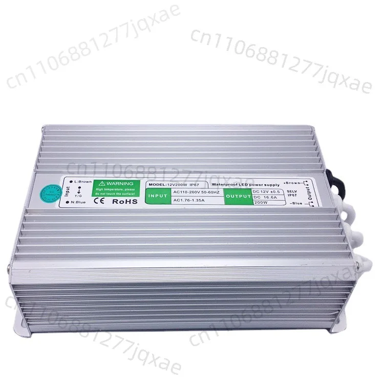12V24V constant voltage 200W outdoor waterproof power supply, display screen power , outdoor lighting engineering power supply
12V24V constant voltage 200W outdoor waterproof power supply, display screen power , outdoor lighting engineering power supply