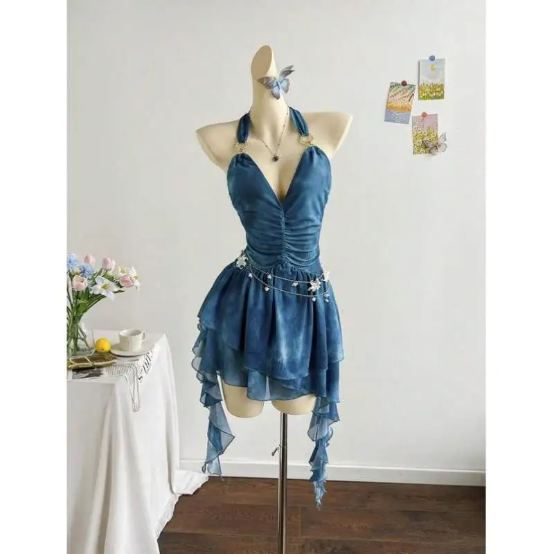 Вязаный трикотажный костюм с синим принтом Me Strap Dr, женский летний осенний новый повседневный спортивный костюм Seven Sve, длина Dr
Вязаный трикотажный костюм с синим принтом Me Strap Dr, женский летний осенний новый повседневный спортивный костюм Seven Sve, длина Dr