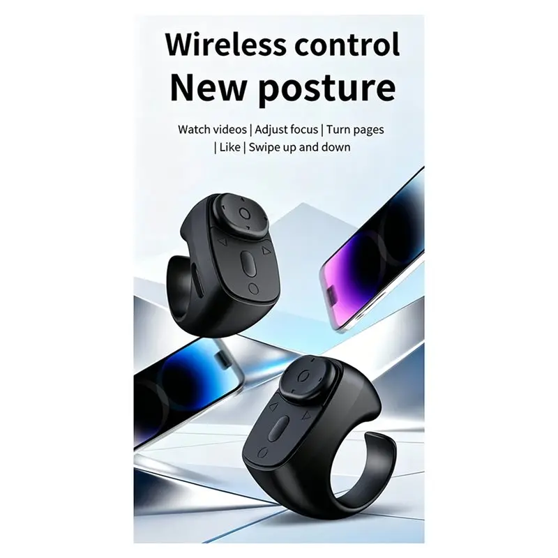[NEW A09R!】 Fingertip Ring Remote Control For Android For Kindle, Mini Wireless Bluetooth Joystick Page Turner For Phone
[NEW A09R!】 Fingertip Ring Remote Control For Android For Kindle, Mini Wireless Bluetooth Joystick Page Turner For Phone