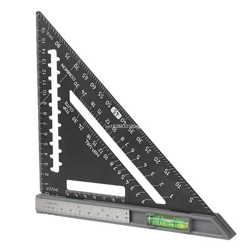 7inch Rafter Square with Level Carpenter Square Square Square Ruler Stainless Layout Tools for Woodworking Dropship
7inch Rafter Square with Level Carpenter Square Square Square Ruler Stainless Layout Tools for Woodworking Dropship