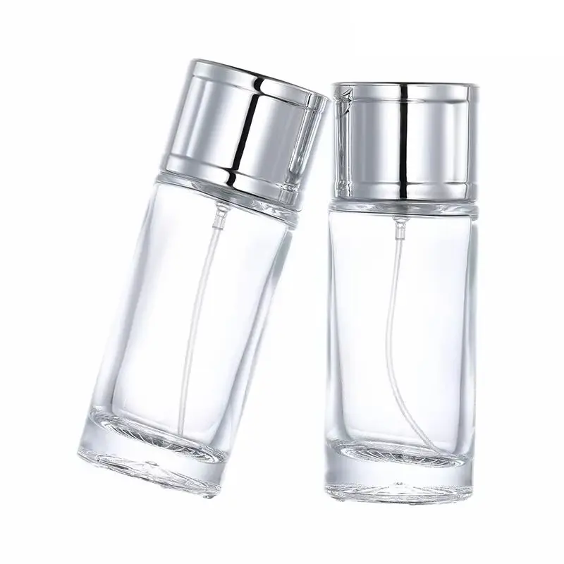 10Pieces Empty Perfume Clear Glass Bottle Silver Spary Pump Cosmetic Packaging Container 20ml 30ml 50ml Round Shape Parfum Vials
10Pieces Empty Perfume Clear Glass Bottle Silver Spary Pump Cosmetic Packaging Container 20ml 30ml 50ml Round Shape Parfum Vials