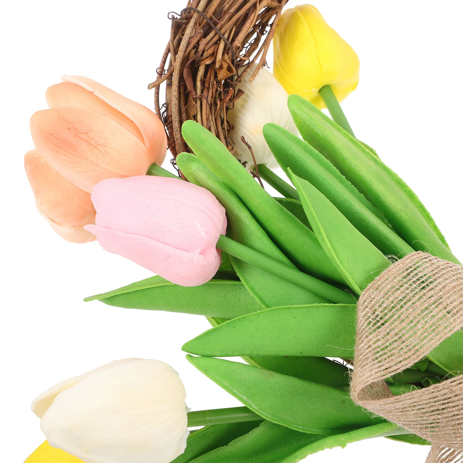 Flower Wreath Rattan Easter Door Wreath Hanging Decorative Ornament Fade Resistant Smooth Finish for Home Shop
Flower Wreath Rattan Easter Door Wreath Hanging Decorative Ornament Fade Resistant Smooth Finish for Home Shop