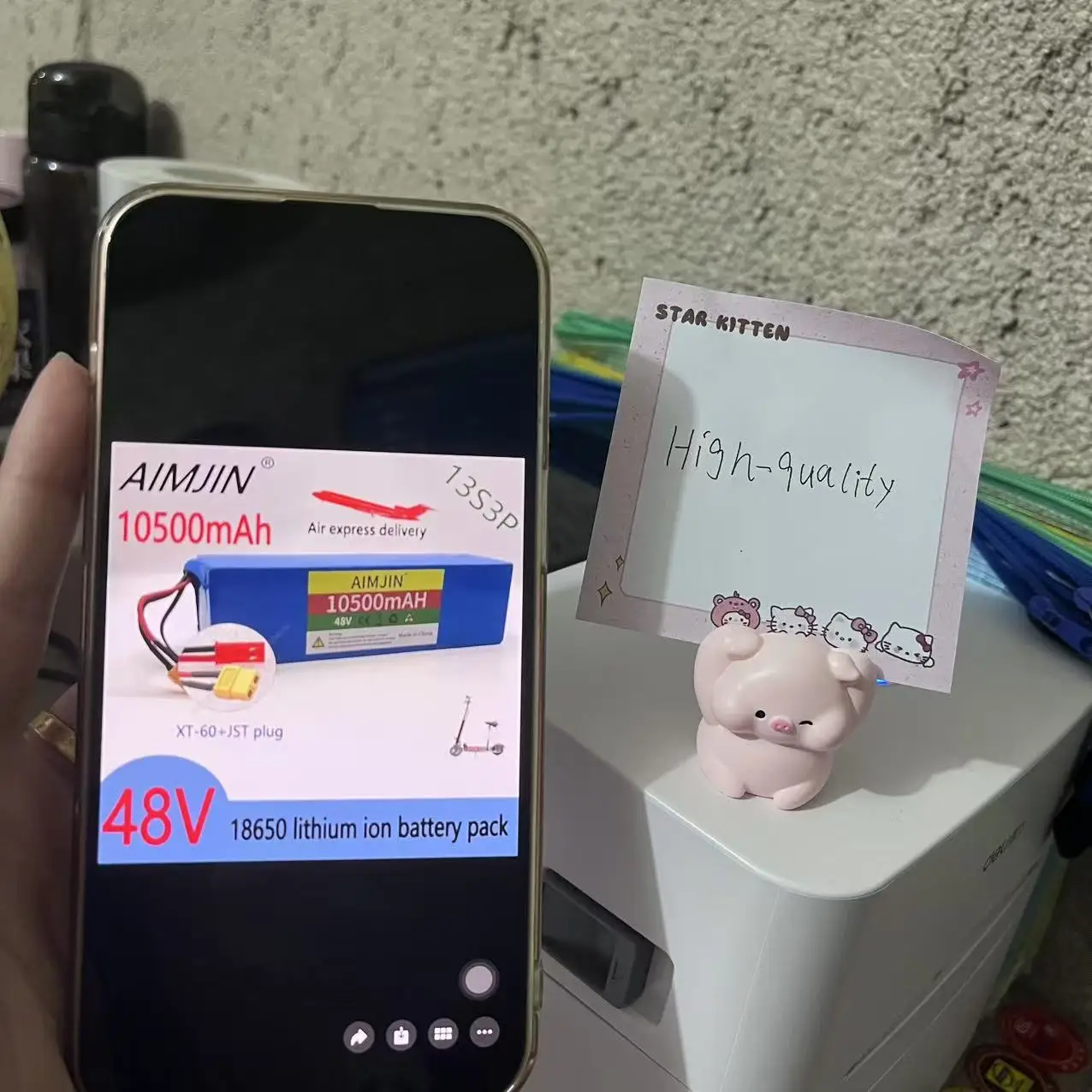 18650 lithium-ion 13S3P 48V 10500mAh battery pack with 1000W BMS, suitable for 54.6V Electric Scooter batteries XT60 JST plug
18650 lithium-ion 13S3P 48V 10500mAh battery pack with 1000W BMS, suitable for 54.6V Electric Scooter batteries XT60 JST plug