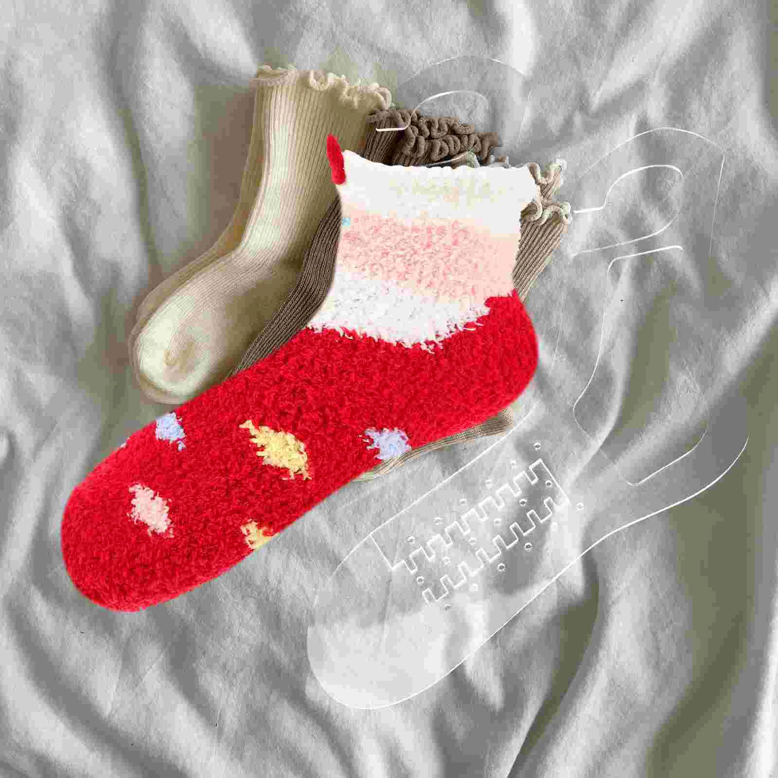 2 Pcs Template Sock Model Hollow Socks Stocking Display Molds Acrylic DIY Blockers
2 Pcs Template Sock Model Hollow Socks Stocking Display Molds Acrylic DIY Blockers