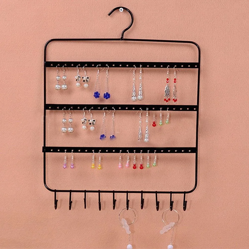 Freestanding 3-Tier Metal Earring Stand Organizes Pierced Dangle Post Earrings Easily Visible Tangle-Free Jewelry Display Rack
Freestanding 3-Tier Metal Earring Stand Organizes Pierced Dangle Post Earrings Easily Visible Tangle-Free Jewelry Display Rack