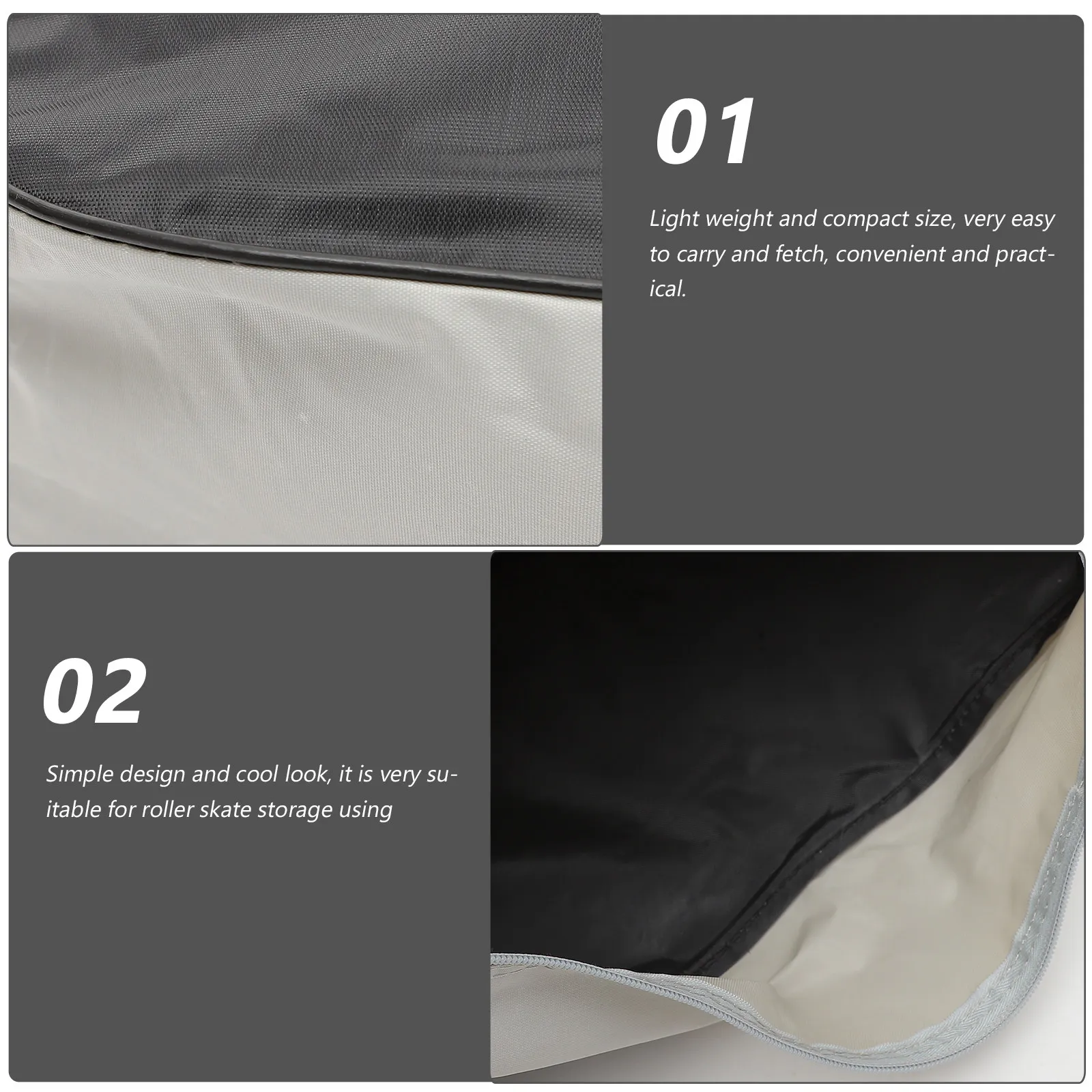 Roller Skate Handbag Black Portable Storage Pouch For Women Simple Eco Friendly Lightweight Compact Size Roller Skate Bag
Roller Skate Handbag Black Portable Storage Pouch For Women Simple Eco Friendly Lightweight Compact Size Roller Skate Bag