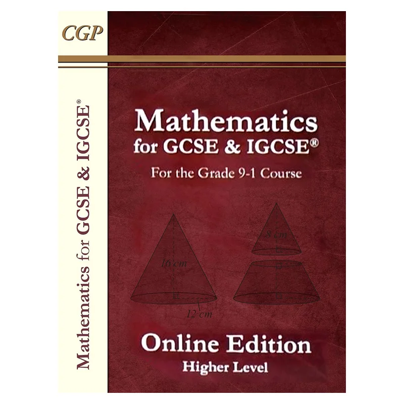 Maths For GCSE Textbook Higher Online Edition Includes Answers CGP Books Coordination Group Publications 9781782944584 Book
Maths For GCSE Textbook Higher Online Edition Includes Answers CGP Books Coordination Group Publications 9781782944584 Book