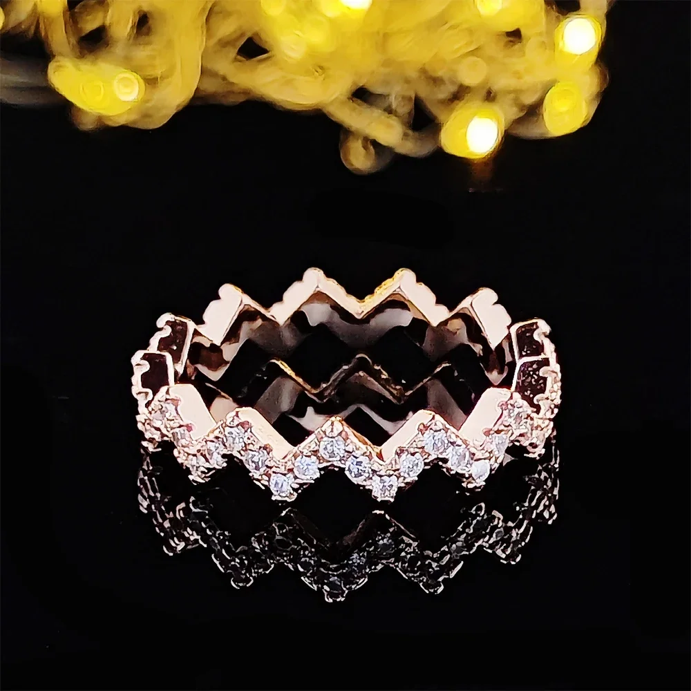 2025 New Trendy Rose Gold Silver Color Eternity Band Ring For Women Party Gift Jewelry Bulk Sell R6155
2025 New Trendy Rose Gold Silver Color Eternity Band Ring For Women Party Gift Jewelry Bulk Sell R6155