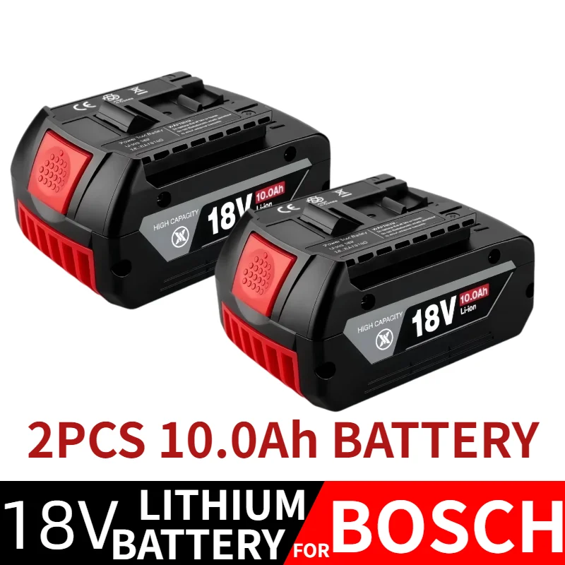 Upgrade Replacement Li-ionBattery For BOSCH 18V GBA ProfessionalGBA GSR GSB BAT618 BAT609 w/Fuel Guage with Capacity 10Ah⚡
Upgrade Replacement Li-ionBattery For BOSCH 18V GBA ProfessionalGBA GSR GSB BAT618 BAT609 w/Fuel Guage with Capacity 10Ah⚡