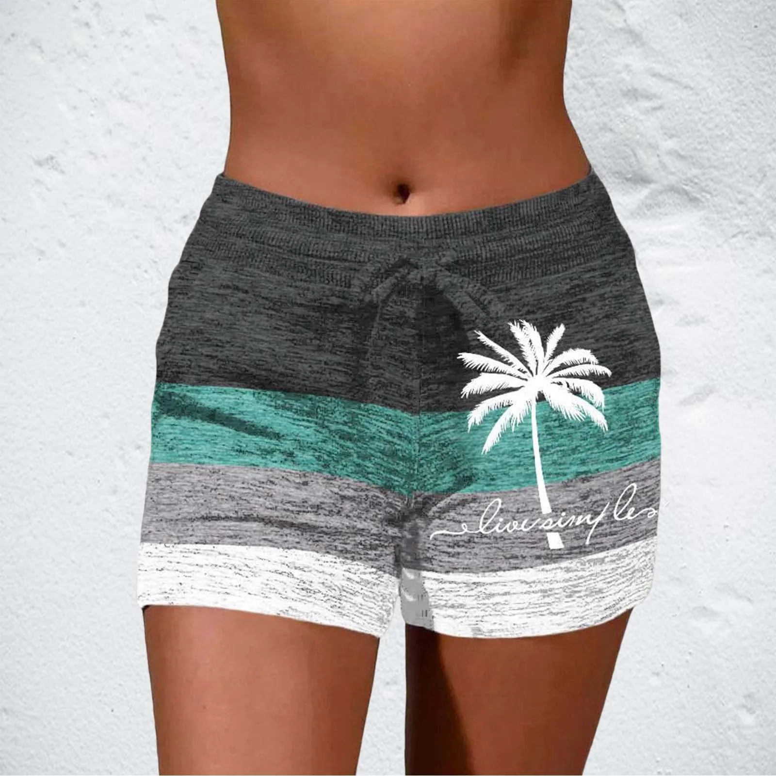 Womens Casual Printed Shorts Drawstring Shorts Elastic Waist Color Block Short Elastic Waist Casual Sports Bottoms Female Summer
Womens Casual Printed Shorts Drawstring Shorts Elastic Waist Color Block Short Elastic Waist Casual Sports Bottoms Female Summer