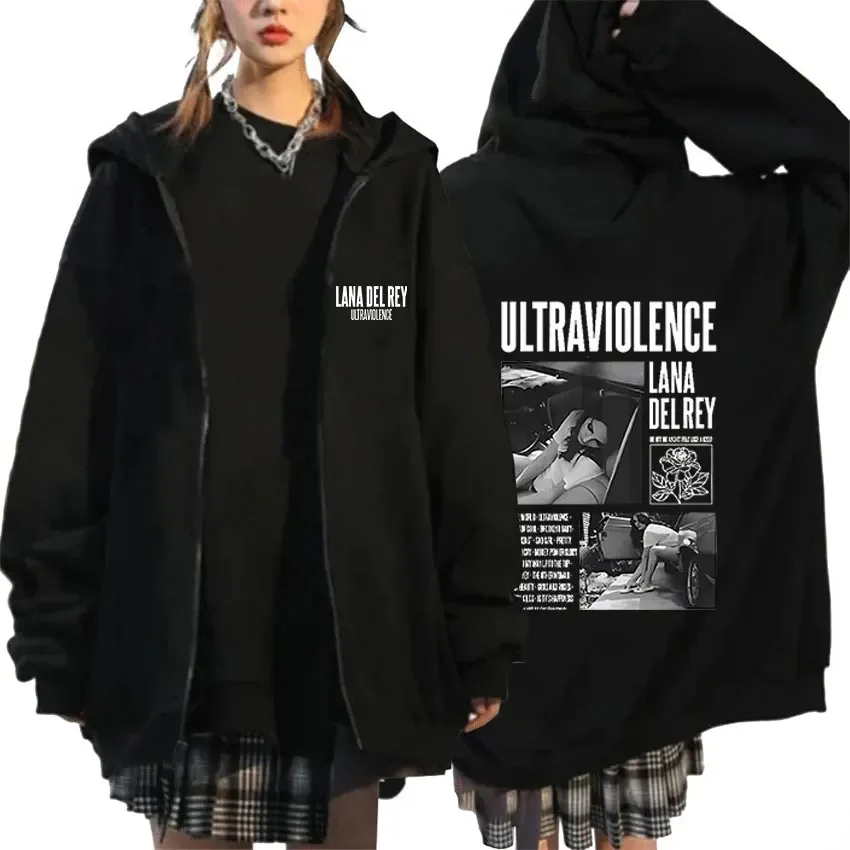 Singer Lana Del Rey 2023 New Zipper Hoodie Unisex Hip Hop Retro Pullover Zip Up Sweatshirt Fashion Loose Coats Hooded Streetwear
Singer Lana Del Rey 2023 New Zipper Hoodie Unisex Hip Hop Retro Pullover Zip Up Sweatshirt Fashion Loose Coats Hooded Streetwear