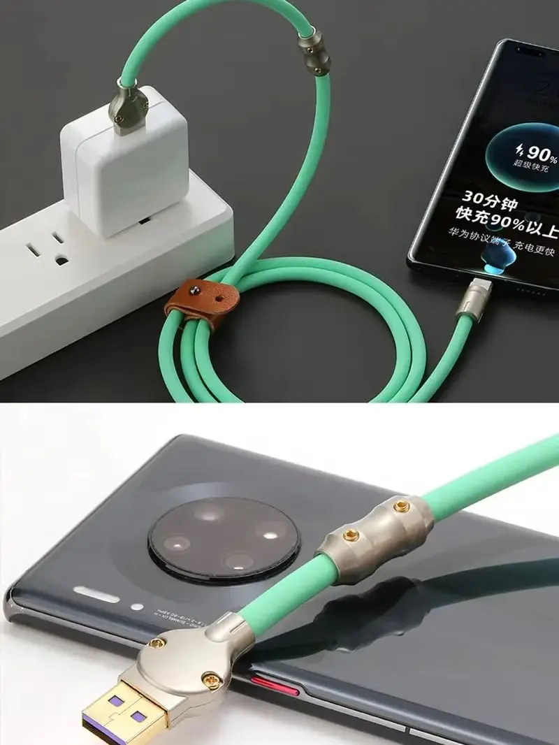 65W Fast Charging Cable USB-C Android Silicone Data Cable Fast Charging 5A Suitable
65W Fast Charging Cable USB-C Android Silicone Data Cable Fast Charging 5A Suitable