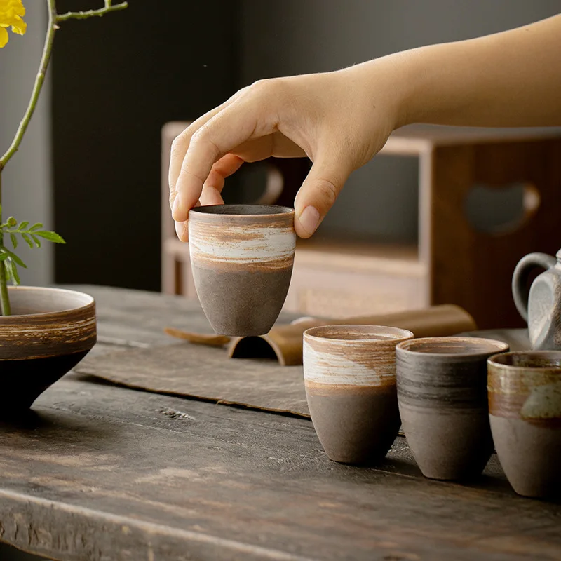 Чашка для чая с грубой керамикой, Master Cup, одна чашка, японский керамический чайный сервиз кунг-фу, питьевой чай, чайная чашка, кофейная чашка
Чашка для чая с грубой керамикой, Master Cup, одна чашка, японский керамический чайный сервиз кунг-фу, питьевой чай, чайная чашка, кофейная чашка