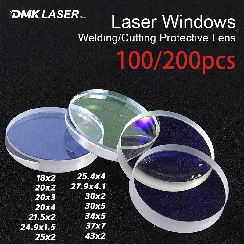100pcs Laser Protective Lens Laser Welding/Cutting Commonly Used Protective Windows For SUP QILIN Raytools Relfar BOCI WSX HW980
100pcs Laser Protective Lens Laser Welding/Cutting Commonly Used Protective Windows For SUP QILIN Raytools Relfar BOCI WSX HW980