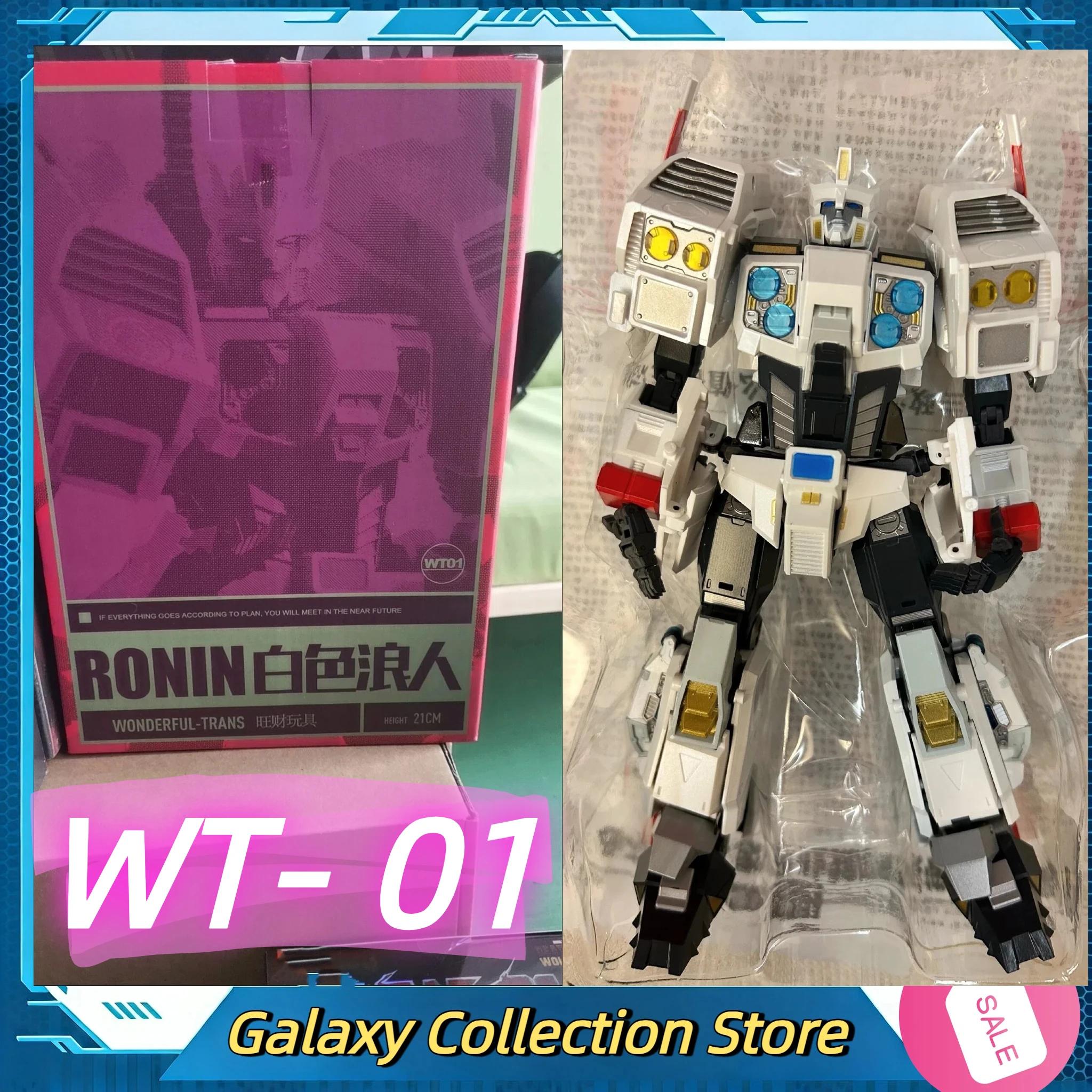 In Stock Transformation Toy Wonderful Trans WT01 WT-01 RONIN White Drift Robot Masterpiece Action Figure Toys
In Stock Transformation Toy Wonderful Trans WT01 WT-01 RONIN White Drift Robot Masterpiece Action Figure Toys
