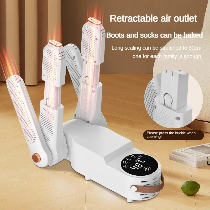 220V Shoes Dryers Four Stand Electronic Household Intelligent Constant Temperature UV Foldable Scalable Timeable Boot Dryer
220V Shoes Dryers Four Stand Electronic Household Intelligent Constant Temperature UV Foldable Scalable Timeable Boot Dryer