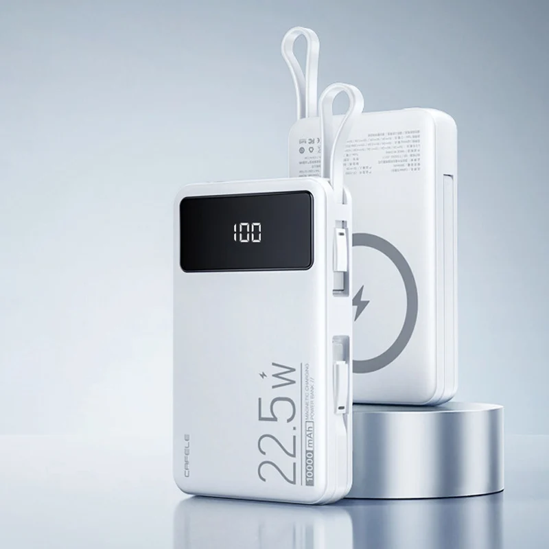 CAFELE 2024 New Arrival PD 22.5W Fast Charging Powerful Magnetic Wireless Power Banks Charger Ultrathin 10000mAh for iPhone
CAFELE 2024 New Arrival PD 22.5W Fast Charging Powerful Magnetic Wireless Power Banks Charger Ultrathin 10000mAh for iPhone