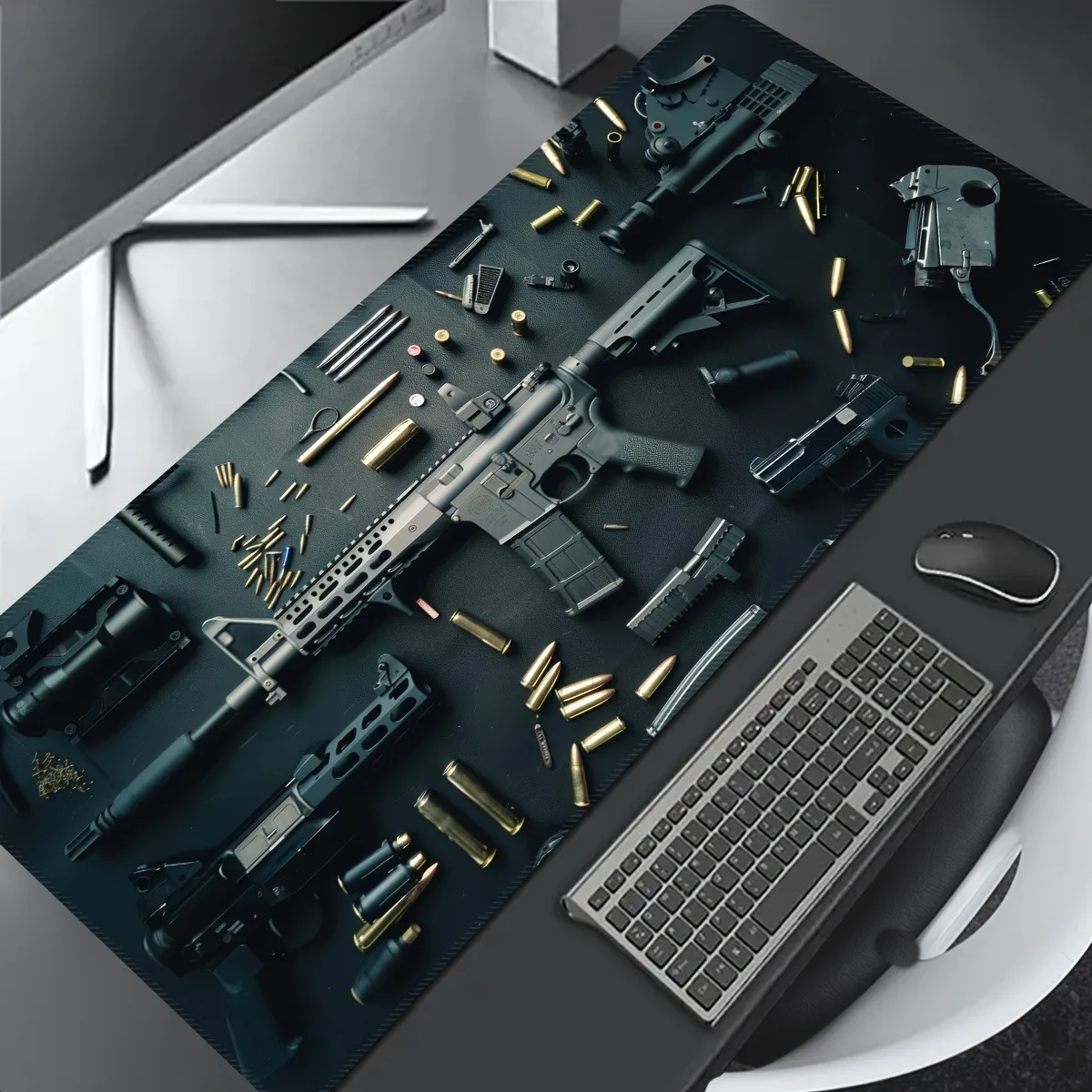 A game mouse pad from a weapon collection expert, 2mm thick anti-slip rubber lockedge base mouse pad, an ideal gift for gamers
A game mouse pad from a weapon collection expert, 2mm thick anti-slip rubber lockedge base mouse pad, an ideal gift for gamers