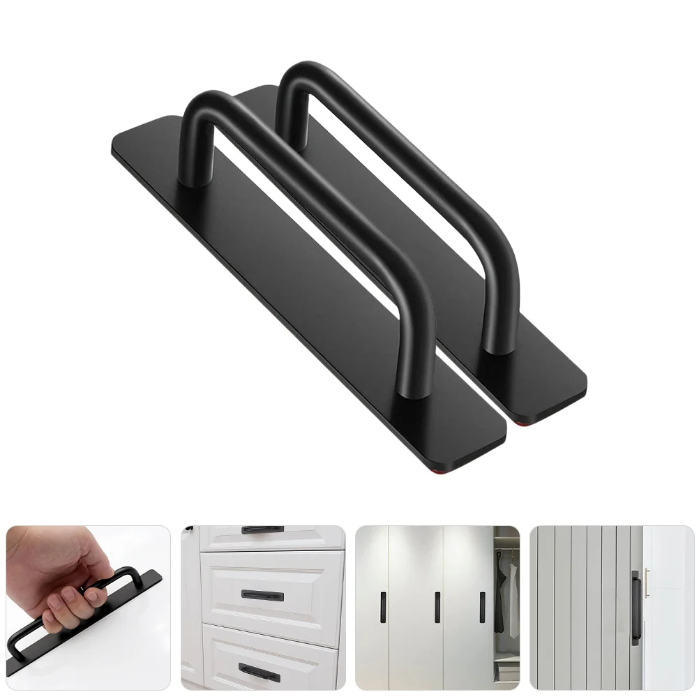 2 Pcs Furniture Cabinet Door Handle Drawer Pulls Kitchen Handles Space Aluminum Flush Adhesive
2 Pcs Furniture Cabinet Door Handle Drawer Pulls Kitchen Handles Space Aluminum Flush Adhesive