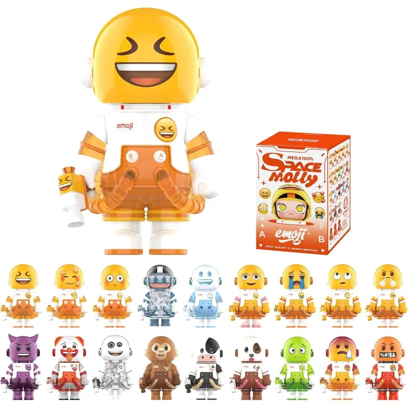100% подлинные POPMART MEGA Space Molly × Emoji слепая коробка, фигурки, случайный дизайн, экшн-игрушки, коллекционный домашний декор, подарок для детей
100% подлинные POPMART MEGA Space Molly × Emoji слепая коробка, фигурки, случайный дизайн, экшн-игрушки, коллекционный домашний декор, подарок для детей