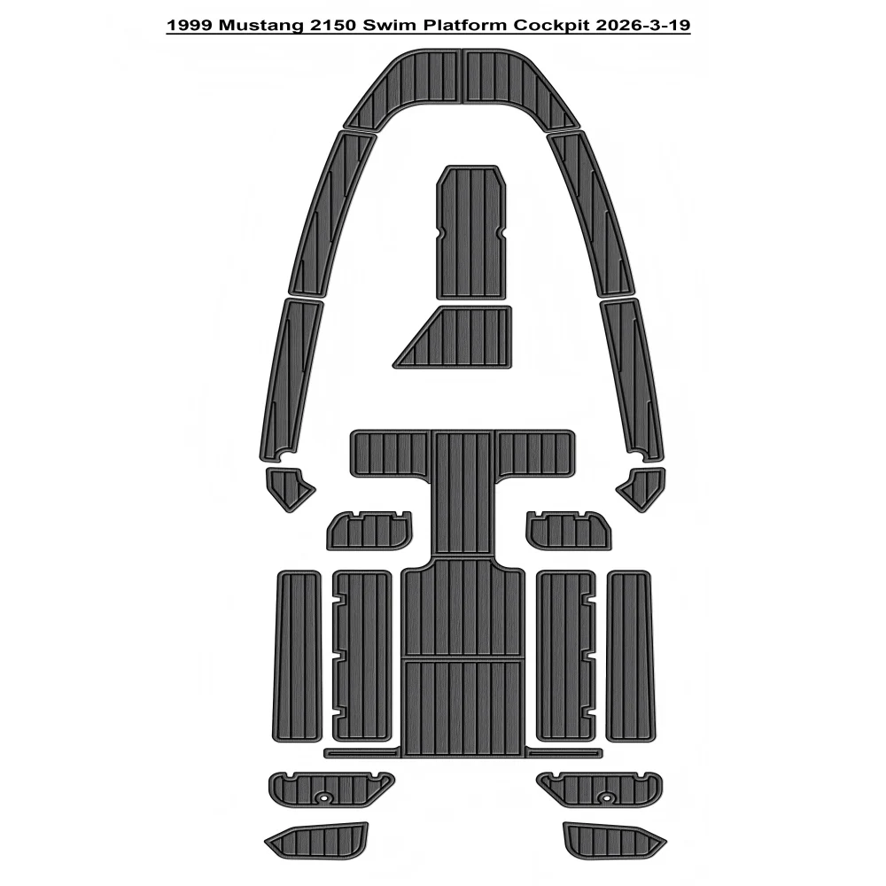 1999 Mustang 2150 Swim Platform Cockpit Mat Boat EVA Teak Floor Pad Boat EVA Foam Teak Deck Mat Seadek MarineMat
1999 Mustang 2150 Swim Platform Cockpit Mat Boat EVA Teak Floor Pad Boat EVA Foam Teak Deck Mat Seadek MarineMat