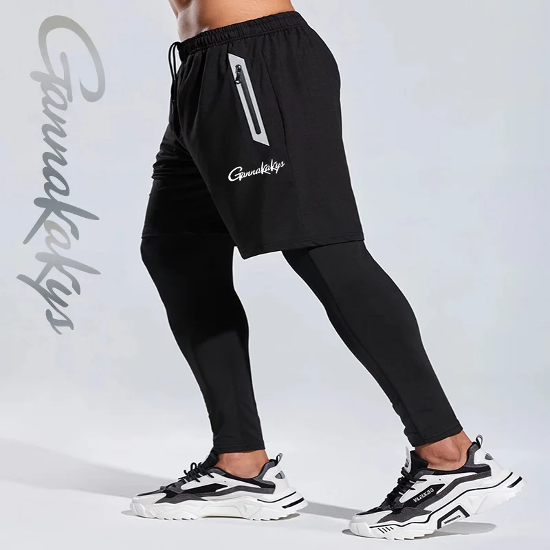 2024 Men's Fishing Pants Sports Zipper Pocket Training Fake Two Piece Set Tight Running Bottom Pants
2024 Men's Fishing Pants Sports Zipper Pocket Training Fake Two Piece Set Tight Running Bottom Pants