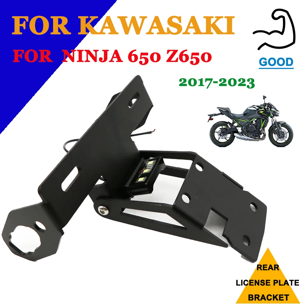 For KAWASAKI Z650 Ninja 650 2017 - 2023 Motorcycle Accessories Rear License Plate Holder Bracket Tail Tidy Fender Eliminator
For KAWASAKI Z650 Ninja 650 2017 - 2023 Motorcycle Accessories Rear License Plate Holder Bracket Tail Tidy Fender Eliminator