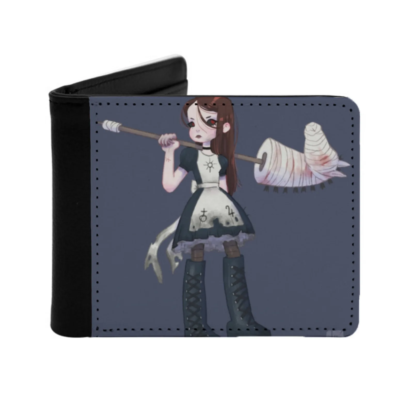 Alice M R Fanart Personalized Men's Leather Wallet Credit Card Pouch Purse Alice Madness Returns Horse Game Girl Personalized
Alice M R Fanart Personalized Men's Leather Wallet Credit Card Pouch Purse Alice Madness Returns Horse Game Girl Personalized