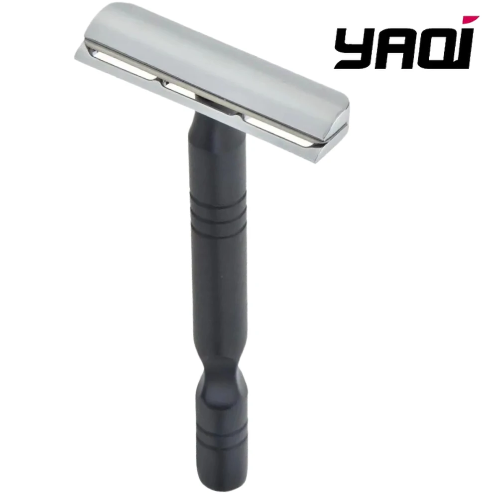 YAQI Chrome And Black Color Aluminum Handle Light Weight AC Blade Excalibur Single-edged Mens Shaving Safety Razor
YAQI Chrome And Black Color Aluminum Handle Light Weight AC Blade Excalibur Single-edged Mens Shaving Safety Razor
