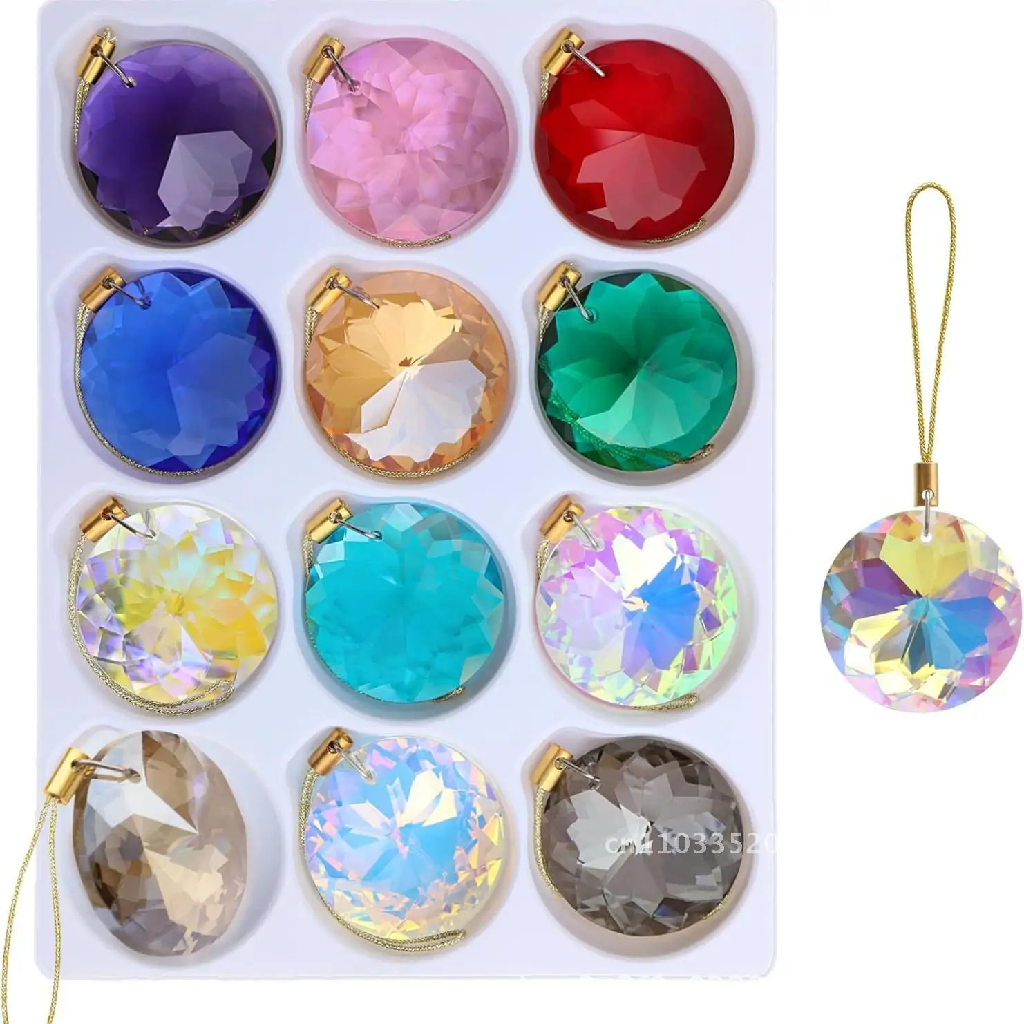 12pcs round crystal ball Christmas tree decorations holiday party home decoration crystal pendant pendant pendant 
12pcs round crystal ball Christmas tree decorations holiday party home decoration crystal pendant pendant pendant